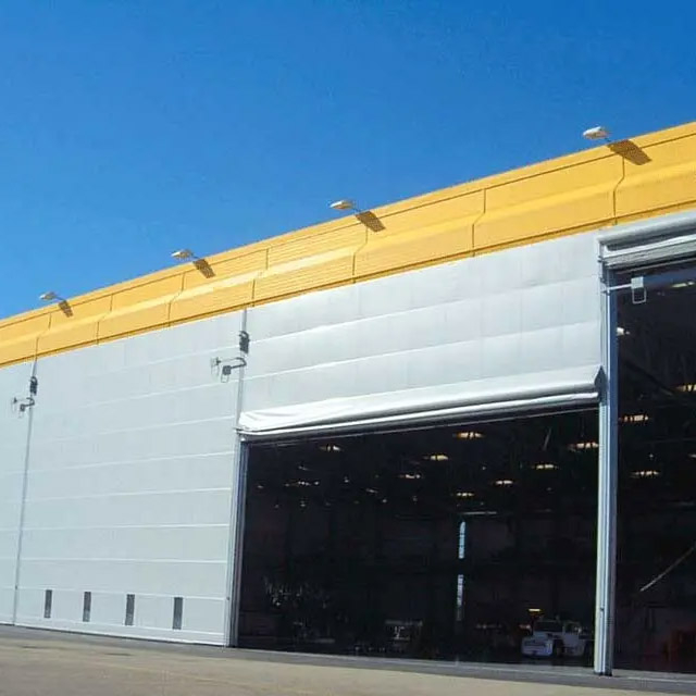 PVC Fabric Vertical Lifting Airplane Hangar Door