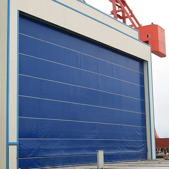 PVC Fabric Vertical Lifting Large Hangar Door