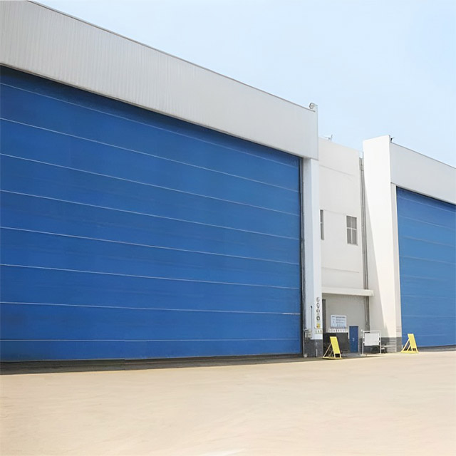 PVC Fabric Vertical Lifting Aircraft Hangar Door