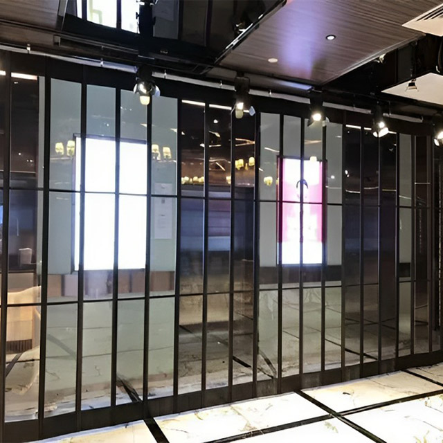 Transparent Crystal PC Folding Door