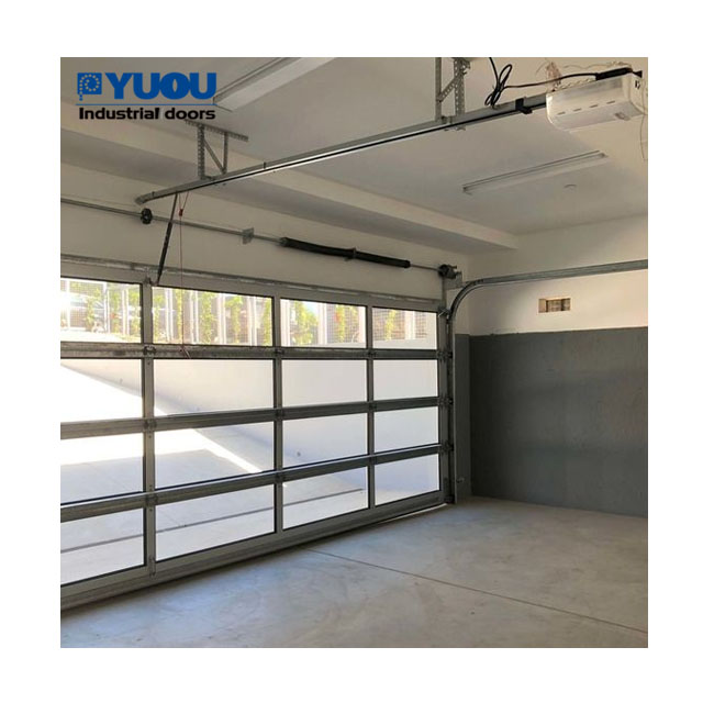 Full View Glass Sectional Garage Door