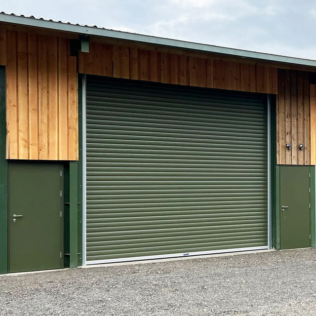 Wind Resistant Rolling Shutter Door