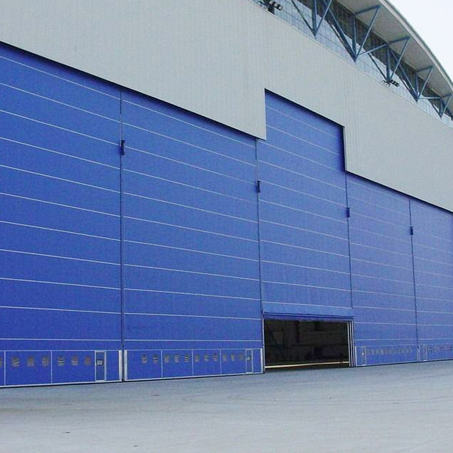 Fabric Mega Airplane Fold up Hangar Door