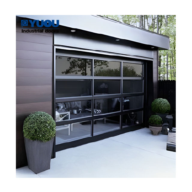 Full View Glass Sectional Garage Door