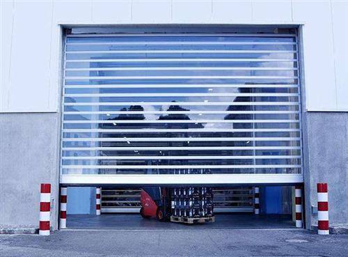 Crystal roller shutter door for warehouse