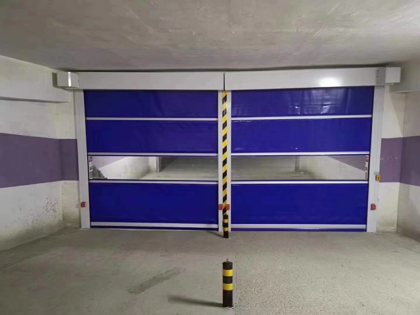 pvc high speed door for underground garage