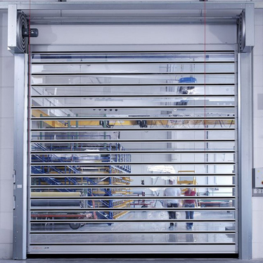 Transparent Aluminum Alloy Spiral High Speed Door