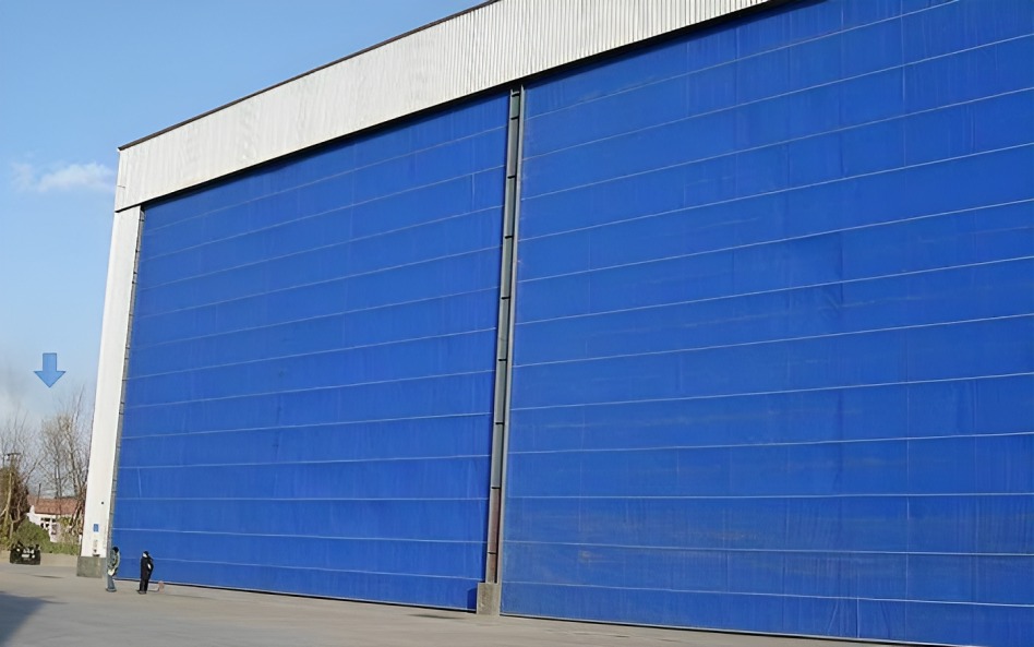 LanZhou Fabric mega hangar door