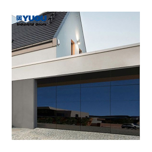 Frameless Glass Modern Residential Automatic Sectional Garage Door