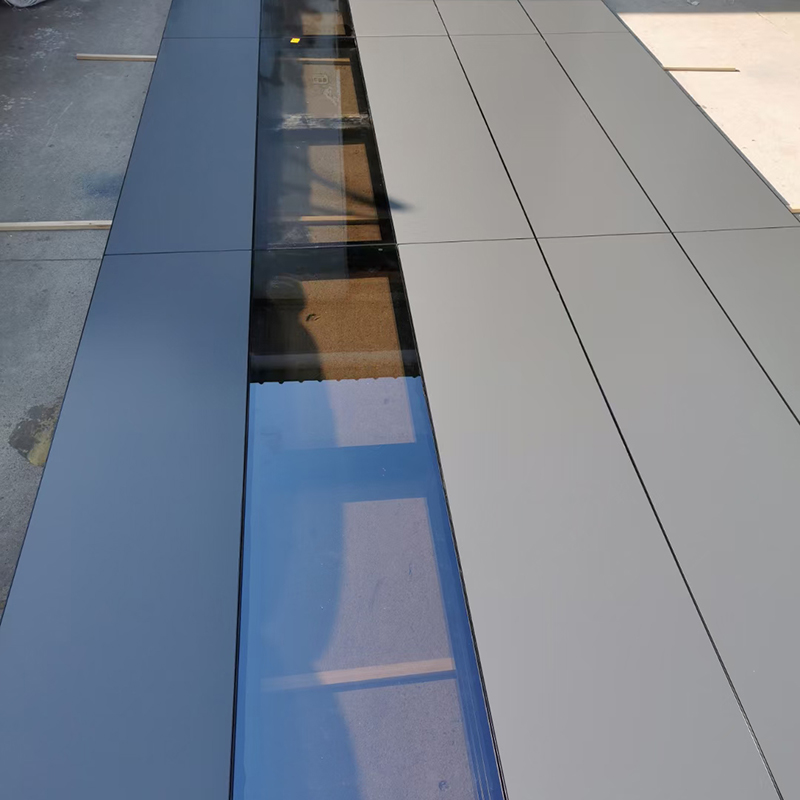 Frameless Glass Modern Residential Automatic Sectional Garage Door