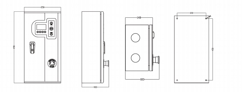 2200W high speed door motor controller