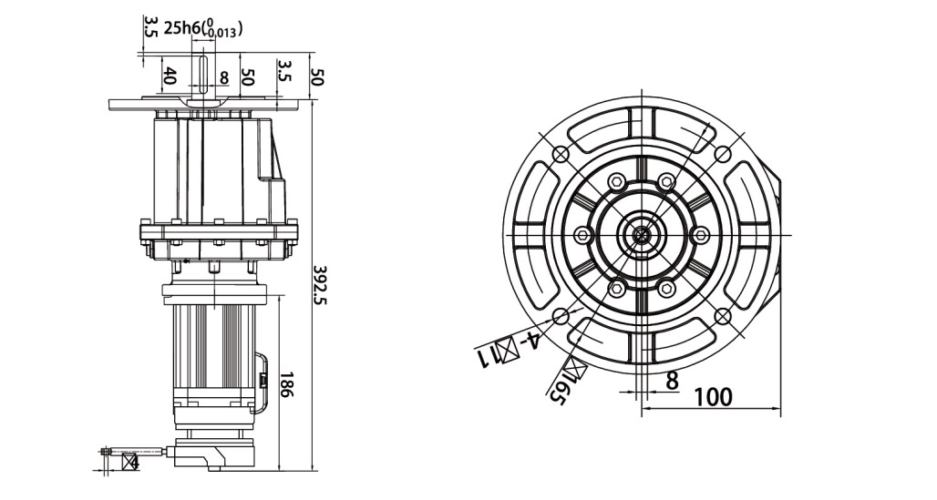 750W spiral high speed door