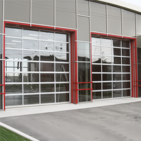 Full View Glass Sectional Garage Door