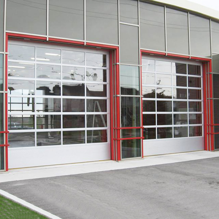 glass garage door