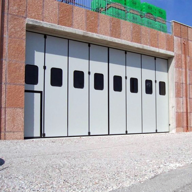 Industrial folding door