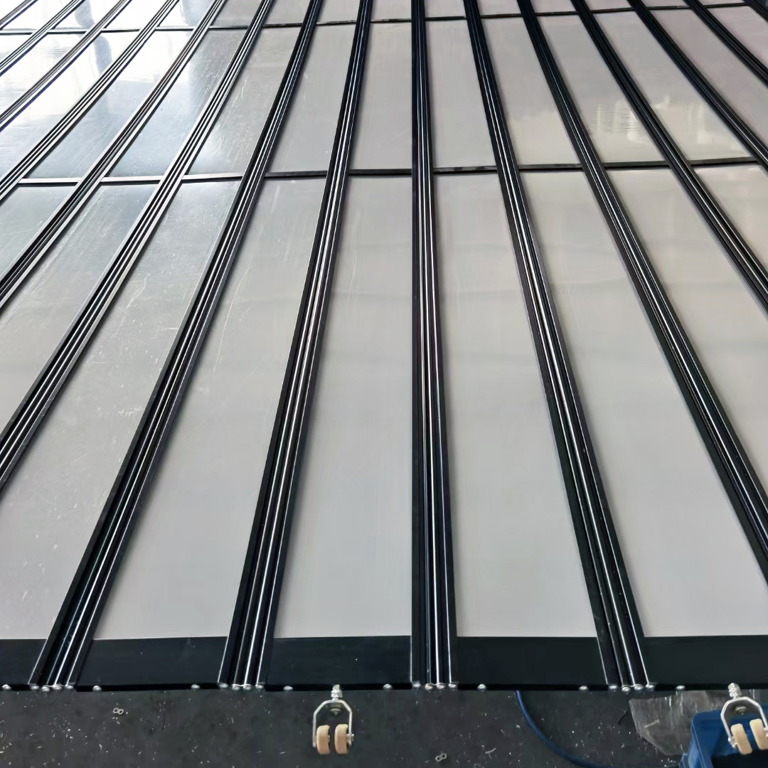 Transparent Crystal PC Folding Door