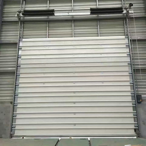 Super Size Windproof Insulated with Rib Industrial Sectional Door