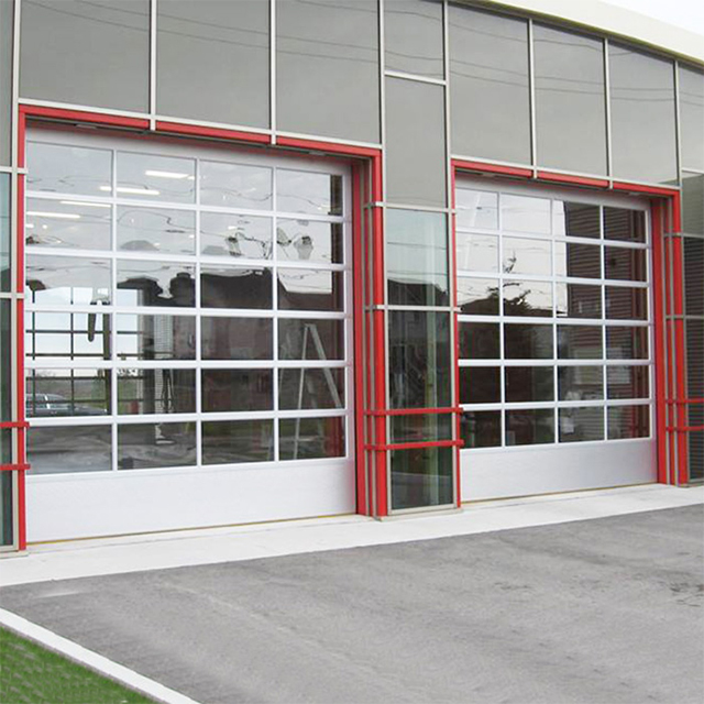 Glass garage door