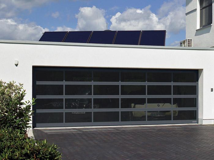 glass garage door