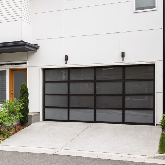 glass garage door