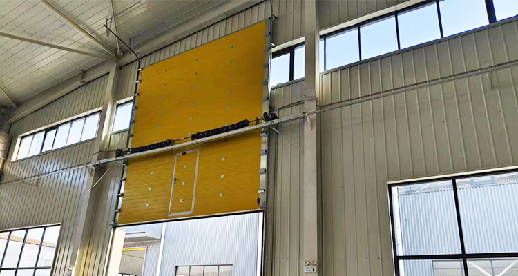 industrial sectional door for factory