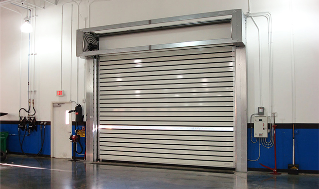 Aluminum alloy spiral rapid door